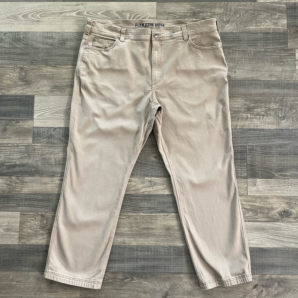 42x30 Duluth DuluthFlex Fire Hose Standard Fit 5-Pocket Pants Men’s Khaki 84331
